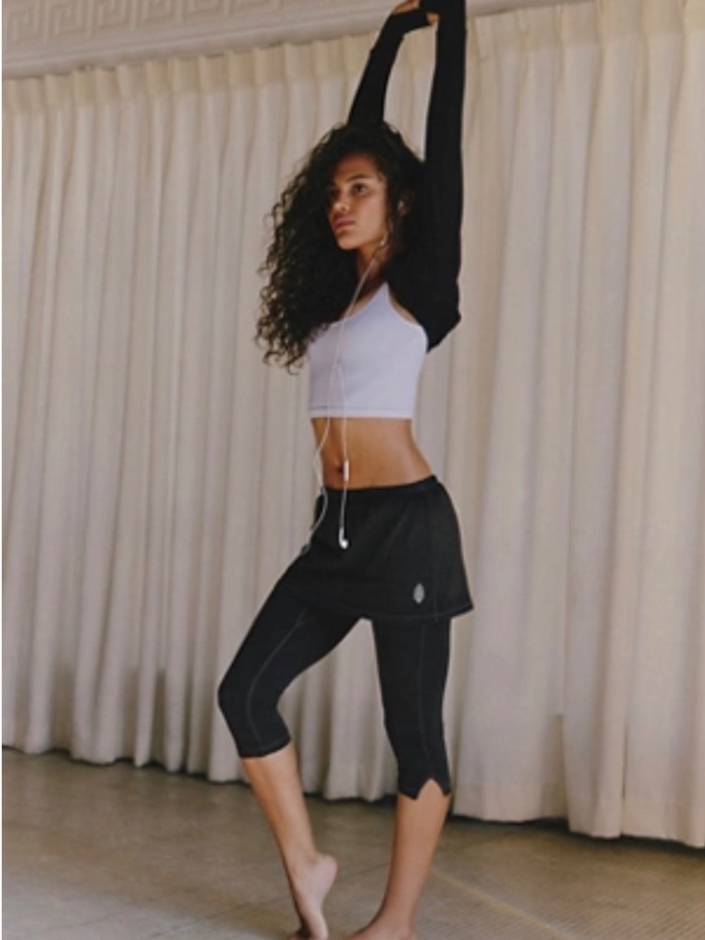 Free People Intensity pants in charcoal, size S